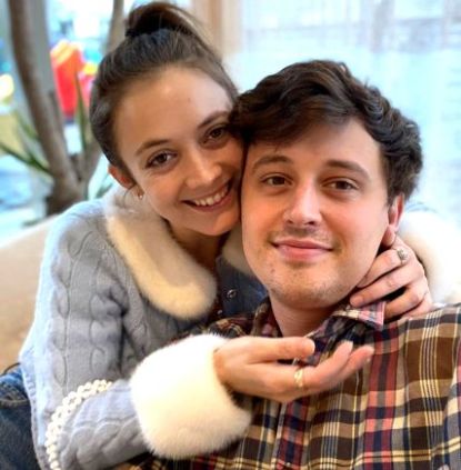 Billie Lourd is engaged to Austen Rydell.